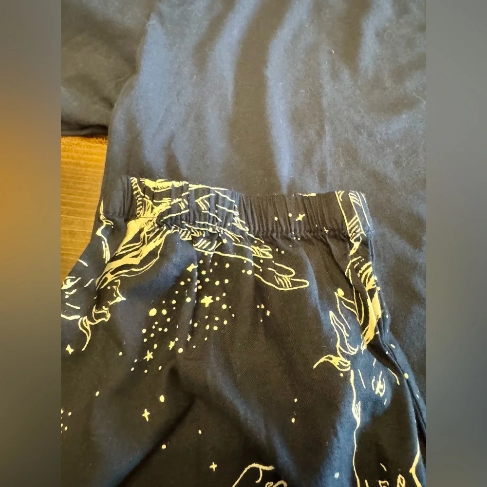 Victoria's Secret Midnight Blue Pegasus Pajama Set Size S EUC - Picture 8 of 9